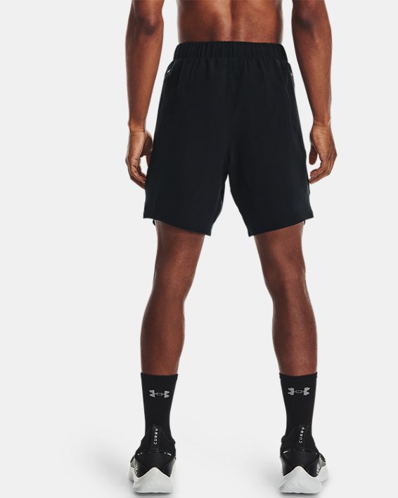 Men's Curry UNDRTD Utility Shorts, Black, pdpMainDesktop image number 2